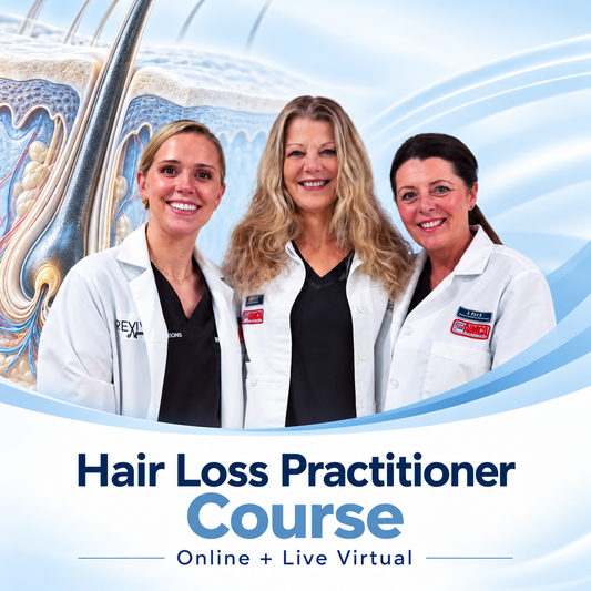 Hair Loss Practitioner Course - Online plus Live Virtual