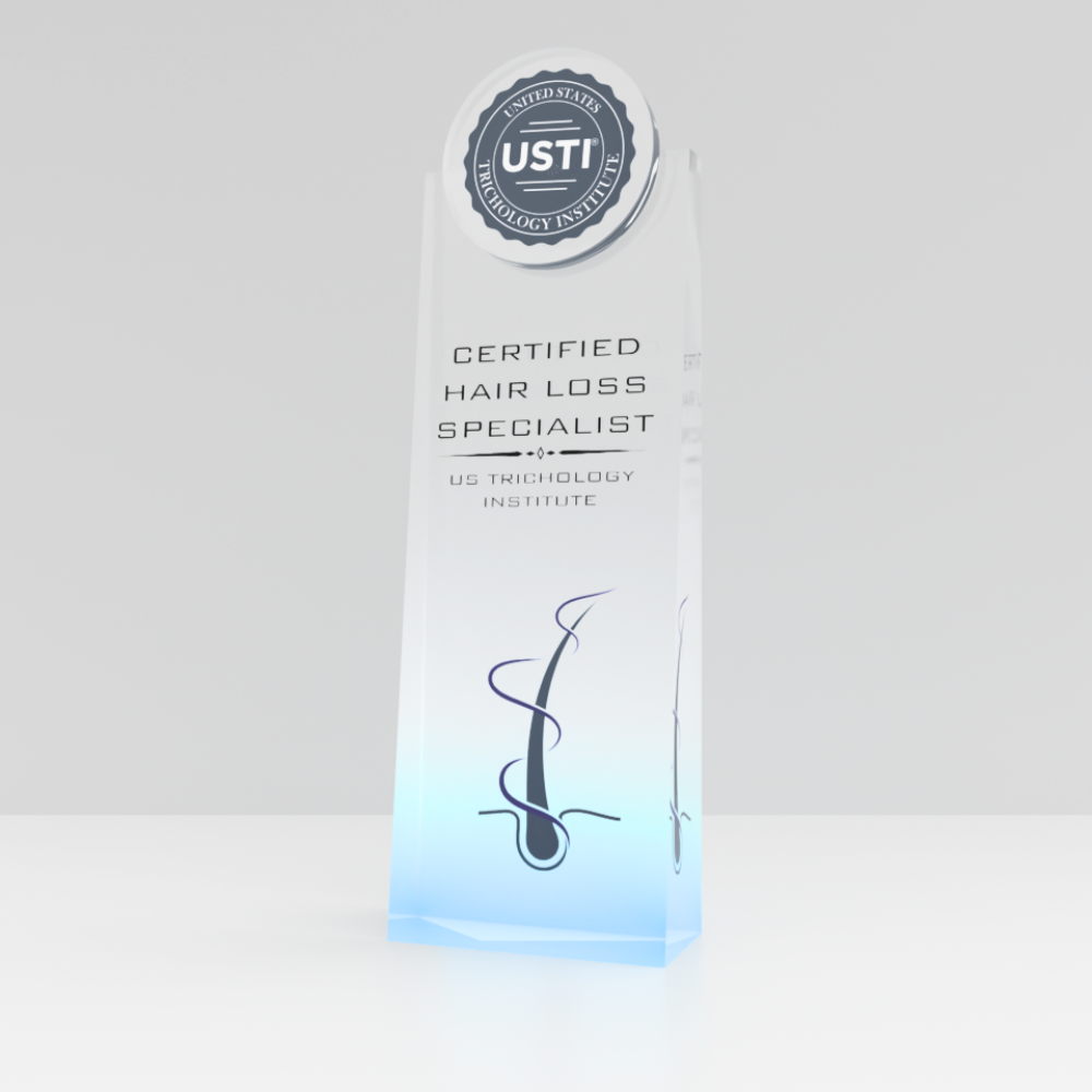 USTI Certified Hair Loss Specialist Award